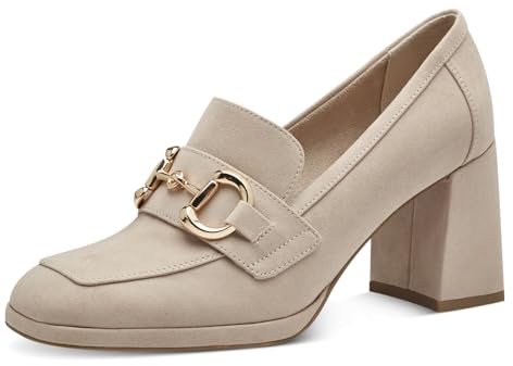 MARCO TOZZI Damen Trotteur Elegant Vegan, Beige (Dune), 38 EU