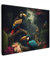 MuchoWow© Wandbilder 80x60 cm Schlafzimmer Home Deko Wohnung Bild Wohnzimmer Fotoleinwand Wand Bilder Leinwand Wall Decor Blumen - Vogel - Dschungel - Pflanzen - Tukan - Natur - Grün