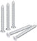 QUARKZMAN ST4x40mm Blanc Vis Autotaraudeuse, 100pcs Plat Tête Phillips Bois Vis pour Travail Bois