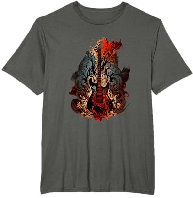E-Gitarren Metal Band Rock Design für Festival und Konzerte T-Shirt