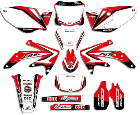 ENARUI Grafiche Adesivi per Honda CRF450X CRF 450X 2005-2010 2011 2012 2013 2014 2015 2016