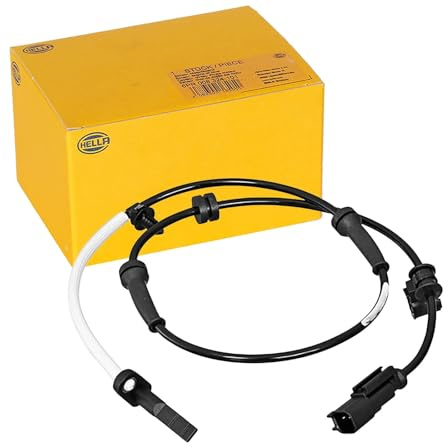 HELLA 6PU 358 217-201 ABS Sensor - Raddrehzahl - 2-polig - Vorderachse | Kompatibel mit: TESLA MODEL S