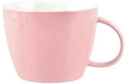 Tasse à soupe géante, tasse à café rose chic pour filles, bol à soupe ou tasse à crème glacée, belle tasse à café en céramique adaptée pour la maison, le bureau et le dortoir, pour vous-même, pour
