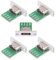cablecc Juego de 5 conectores USB 2.0 de 24 pines tipo C hembra tipo C para montaje en panel con placa de PC