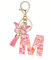 T TAKONE Schlüsselanhänger Buchstabe, Schmetterling Glitzer Rosa Schlüsselanhänger, Idealer Geschenk Auto Schlüsselanhänger für Frauen/Kinder-M