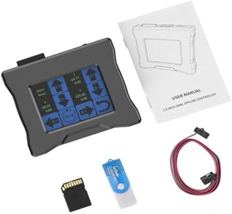 Tdkfdswdoa Controllo della macchina del router CNC, modulo di controllo GRBL offline con touch screen TFT, per CNC 3018/3020/3040Pro/4540, per il taglio del legno 3018 CNC controller CNC 1 set