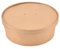 Arredo Chef Bol salade kraft, Bol à emporter, Bol jetable lot de 50 pièces (Couvercle en KRAFT, 1000 ML)