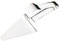Cabilock Pizzawender Aus Edelstahl Großer Spatel Tortenheber Pfannenwender Flipper Bratpfannenwender Für Flache Platten Pizzaspachtel Käseschaufel Sinkt Maschine Abs Rostfreier Stahl Silver