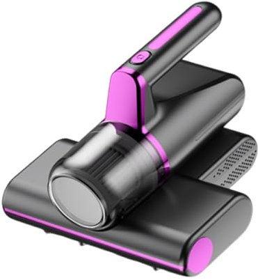 Liwankaqi Milbensauger,14 kpa Entkeimungsrate mit LED-UV-Lampen,Milbenstaubsauger für Matratzen,Matratzenreiniger mit Hochfrequenz-Vibration mit Mindestens 8.000 Schwingungen Pro Minute