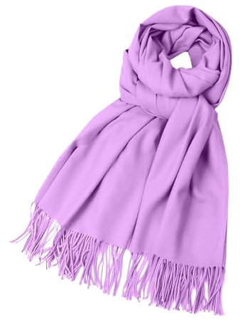 Generisch Schal Damen Winter Wollschal Winterschal groß und flauschig Schal OlivgrüN Damen Weihnachts Schlauch