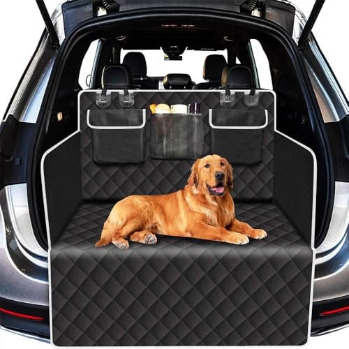 Lhuayeu Hundedecke Auto Kofferraum für Mini Countryman (F60) 2017-2025, Kofferraumschutz Hund mit Ladekantenschutz, Wasserdicht Pflegeleicht Kratzfest,C