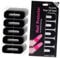 WRITWAA 1 Satz Anti-auslauf-aufkleber Fingernagel Nagelschutz Polieren Werkzeug Nagellack Nagelhautschutz Zum Lackieren Von Nägeln Nagelband Kieselgel Black 100 Blatt