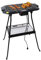 Cookitch Barbacoa Eléctrica 2000W, 2 en 1 - Parrila Eléctrica de Pie y de Mesa, Portátil, Sin Humo, Calienta rápido con regulador de temperatura, Incluye Cortavientos