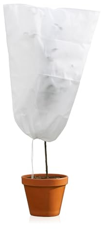 Pullmer Pflanzenschutzhaube groß, Winterschutz für Pflanzen, Pflanzen winterschutz, Wintervlies olivenbaum, Vlieshaube (220x240cm)