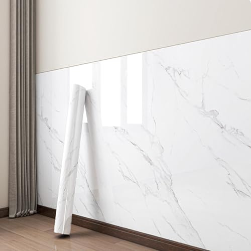 Cooalinar Wandpaneele Marmoroptik Wohnzimmer,Fliesenaufkleber Marmor Optik Bad,Selbstklebende Wandpaneele Fliesen,ReißFest,Geeignet FüR KüChen,SchräNke,MöBel,Tischplatten