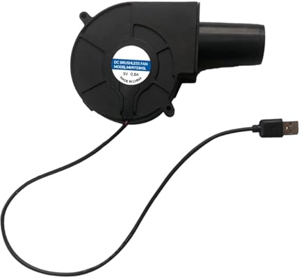 KiBcsLic USB Gebläse mit Effizientem Motor für Und Feuerstellen Im Freien