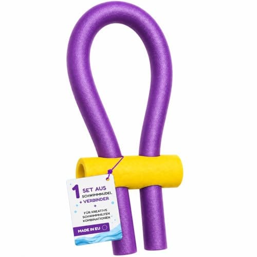 Conipa® Schwimmnudel Set, 160 cm, aus PE-Schaum, inkl. Verbinder | Vielseitige Poolnudel für Schwimmunterricht, Wassergymnastik und Badespaß – für Kinder und Erwachsene