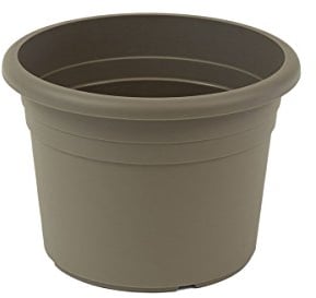 fioriera greemotion Fiona, fioriera in plastica resistente ai raggi UV, fioriera con fori inferiori, volume circa 26 l, circa Ø 45 x H 31,5