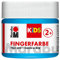 Marabu 03030050090 - Kids Fingerfarbe hellblau 100 ml, Fingermalfarbe auf Wasserbasis, parabenfrei, vegan, laktosefrei, glutenfrei, geeignet zum Malen in Kindergarten, Schule, Therapie und zu Hause