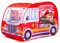 Pop-Up-Spielzelt für Kinder, entworfen wie ein Feuerwehrauto, ideal für Feuerwehrmann Sam-Spielzelt, Spielhaus, Spielzelt, tolle Feuerwehr für Kinder, Spielzeug für Feuerwehrauto.