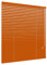 Klemmfix Alu Jalousie ohne Bohren - viele Größen und Farben - Aluminium Lamellen - Klemmträger Montage Fenster Tür - Rollo Faltrollo Sonnenschutz Jalousette (Größe 80 x 130 cm, Farbe Terrakotta)
