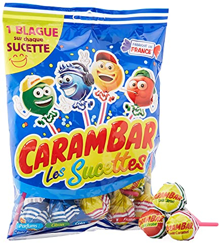 Carambar Bonbon Sucettes Family, 156g