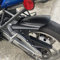 Motorrad Hinten Hugger Fender Kotflügel Radabdeckung Reifen Spritzschutz Kompatibel mit Versys 650 KLE650 Versys650 2015 2016 2017 2018 2019 2020 2021 2022 2023 2024 2025 (Schwarz)