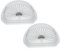 vhbw Kit de 2x Filtres d'aspirateur compatible avec Black & Decker Dustbuster DVA315J, DVA315JBHPC, DVA315JF, DVA320J aspirateur - Filtre anti-saleté