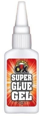 Super Glue Gel, 20 gram, Instant adhesive, Easy to dispense, Vertical Surface Contact