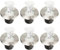 Lumihome Pack de 6 Spots Encastrables 230V GU10 – Ampoules Interchangeables – Ø10cm, Ultra-Plats, Étanches IP67 – Inox 316, Résiste jusqu'à 1 Tonne – Idéal Sol Béton, Carrelage, Terrasse