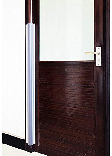 YHUS Protection de porte anti-pincement de doigts pour enfant, double face, anti-pincement, translucide, pour la maison, les écoles, la crèche (taille : 17 x 120 cm)