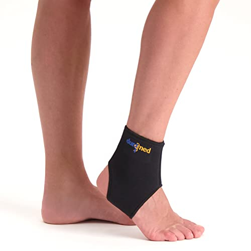 Dunimed Sprunggelenkbandage - Knöchelbandage - Ankle Support - Sprunggelenk Bandage - Atmungsaktiv Fußbandage für Sport, Fußball, Handball und Joggen
