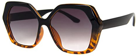 A.J. Morgan Eyewear Lorna-Sunglasses achteckig, Schwarz/Tort,