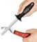 Antidious Hoof Knife Sharpener, 5 inch Farrier Tool Honing Rod with Diamond Coated to Keep Hoof Knives and Cutting Instruments Sharp Black