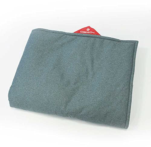 QSack Lieblingssack Sitzsack Bezug XXL Sitzsack Hülle ohne Füllung Außenhülle 140x180 (blaugrau)