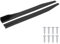 Seitenschweller, 2 Stück Auto Seitenschweller Splitter Lip Winglet Diffusor Universal 120 Cm/47,2 Zoll Auto Universal Seitenschweller Verlängerung Splitter Body Kit, Glänzend Schwarz