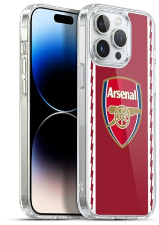 Head Case Designs Officially Licensed Arsenal FC Home 2022/23 Crest Kit Soft Gel Case Compatible With Apple iPhone 13 Pro Max