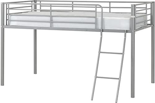 Seconique Kora 3' Single Mid Sleeper Bed in Silver