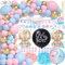 135 Stück Gender Reveal Party Dekoration, Mädchen Oder Junge Überraschungsdekorationen, Boy Or Girl Banner Deko für Baby Shower,Babyparty-Ballon-Girlanden-Dekorationen,kann wiederverwendet werden
