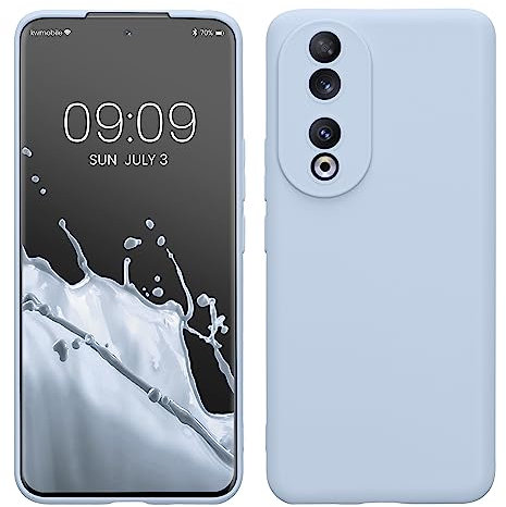 kwmobile Custodia Compatibile con Honor 90 5G Cover - Back Case per Smartphone in Silicone TPU - Protezione Gommata - lavanda