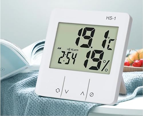 Termo-higrómetro electrónico de alta precisión para el hogar interior preciso Termo-higrómetro