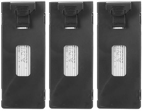 3PCS Drone Battery For E88 E88Pro E100 E99 K3 K6 E89 P1 P4 P5 P8P10, 1800MAH 3.7V Rechargeable Quadcopter Battery