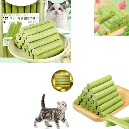 gentles Cat Grass Teething Stick, Cat Grass Teething Stick Cuddles and Meow, Cat Grass Teething Stick Chicken, Cat Grass Teething Sticks for Indoor Cats, Cat Chew Stick Toy Teeth Cleaner (12pcs)