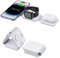 DTD Caricatore Wireless Pieghevole 3 in 1, Supporto di Ricarica Magnetico Compatibile con 15 14 13 12/Pro/Pro Max/Plus, Wireless Charger per iWatch 9/Ultra 2/8/7/6/SE/5/4, AirPods Pro/2/3