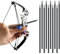 großer-Bogenschießen-Set Mini-Recurve-Bogen Mini-Jagdbogen Mini-Compoundbogen-Katapult RH/LH für Jagd-Schießübungen Bogenschießen Unterhaltungsspaß-Werkstoff Edelstahl