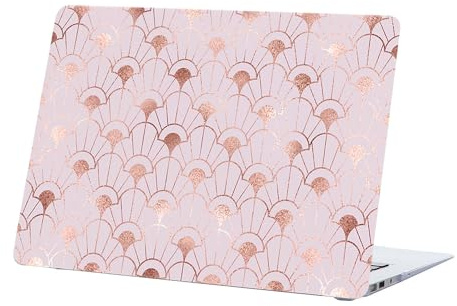 Estuche Dura para Macbook Pro 13 Pulgadas A1425 A1502 2015 2014 2013 2012 Versión con Pantalla Retina, Funda Protettiva Delgada in Plastica, Rosa