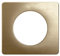 LEGRAND - Plaque Céliane - Plaque de Finition pour Prises et Interrupteurs Céliane - 1 poste - Bronze satiné