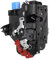 Dixhills Türschloss hinten links Stellantrieb Zentralmechanik kompatibel mit Altea 5P1 Toledo III 5P2 Golf V Ersatz für 3D4839015A 7L0839015D 7L0839015E 7L0839015 Türschloss Hinterlinks
