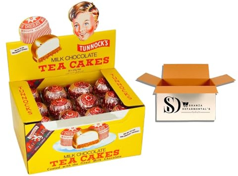 Tunnock's Real Milk Chocolate Tea Cakes 24 g (Pack of 36)