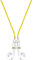 Lawonda Halteband Kompatibel mit AirPods 1/2/ 3, AirPods Pro/Pro 2, PU Leder Anti-Verlust-Umhängeband für AirPods Strap Halter Band Halterung Magnetisch Sport-Saiten-Umhängeband Gelb Gold